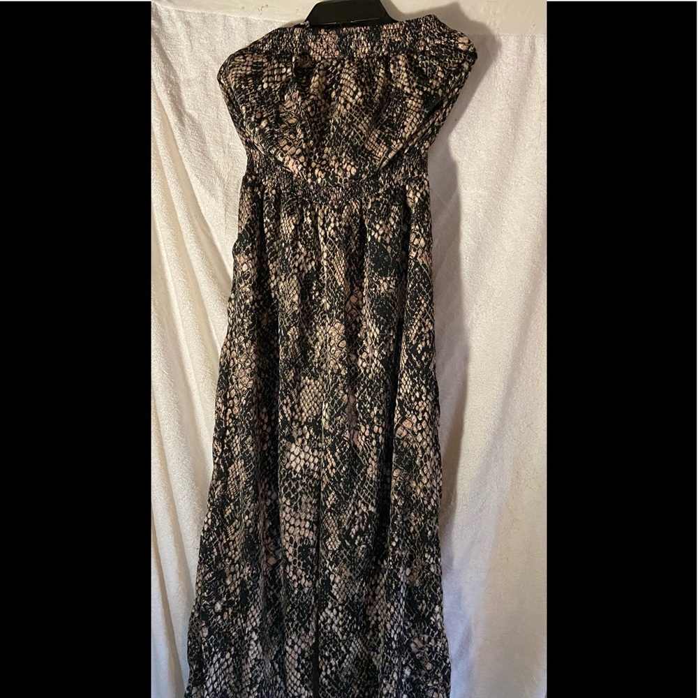 Blue Island strapless pant suit , cut out in the back area ,light weight